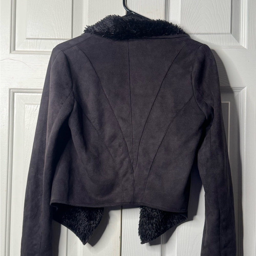 Piko 1988 Black Faux Fur Lined Jacket - Picture 10 of 14